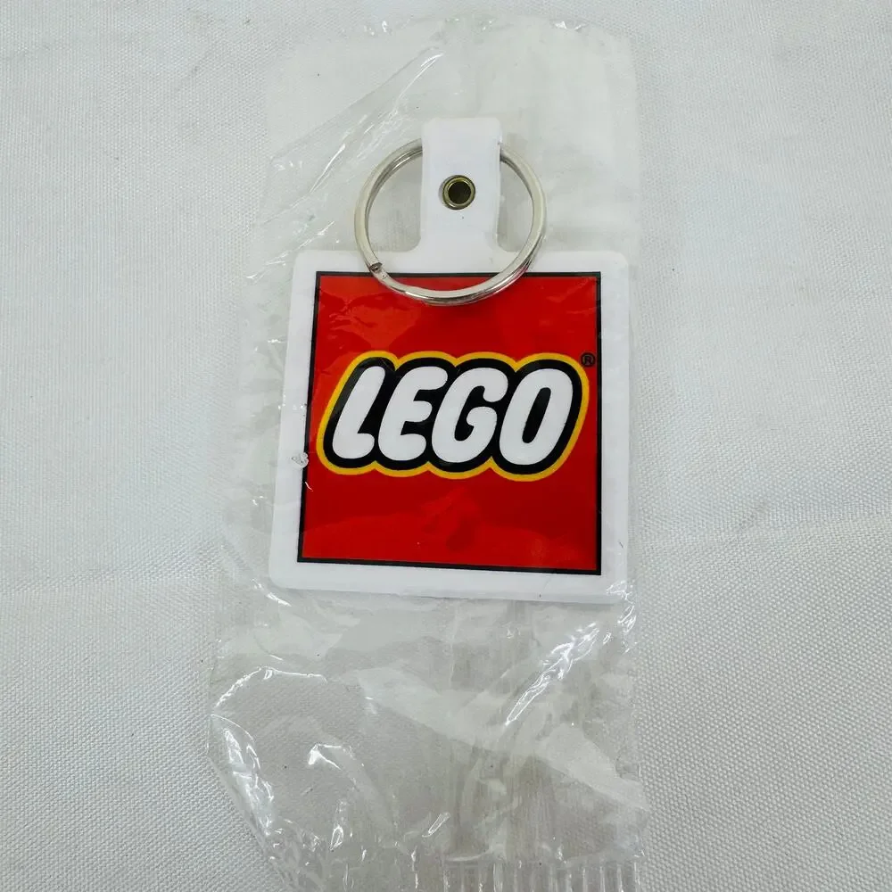LEGO VIP 1964 Retro Logo Rubber Keychain‎ Keyring New